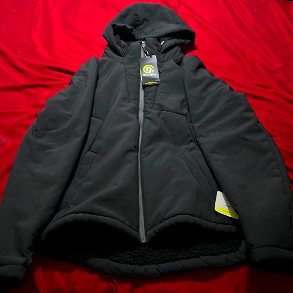 Small Black C9 Champions Winter Jacket (Wind/Water Resistant)